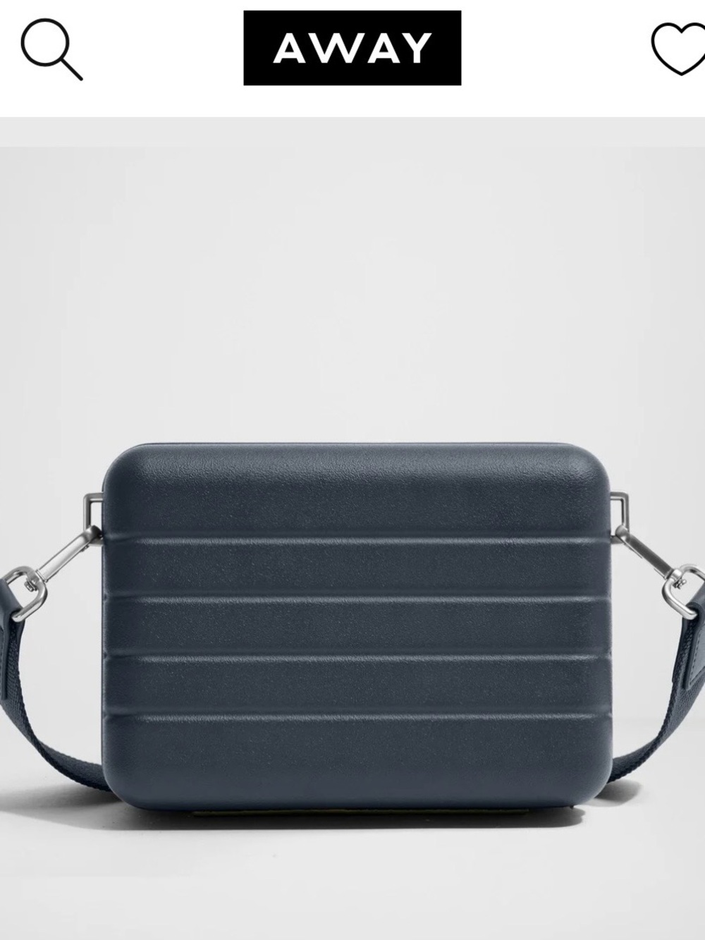Away Navy Structured Crossbody Case Bag : UNISEX bags !